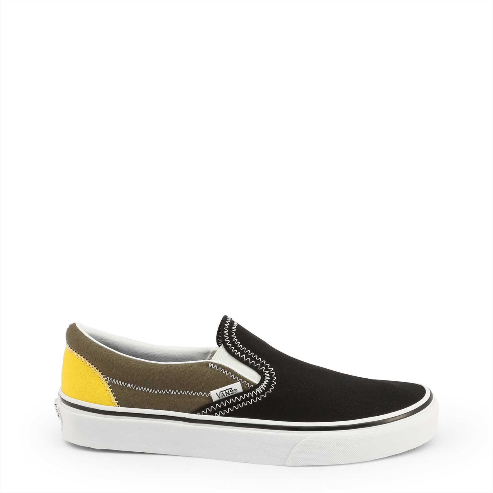 vans black yellow